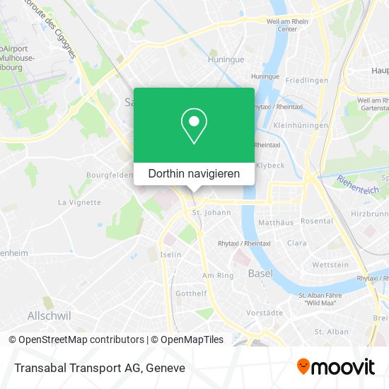 Transabal Transport AG Karte