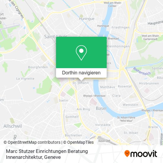 Marc Stutzer Einrichtungen Beratung Innenarchitektur Karte