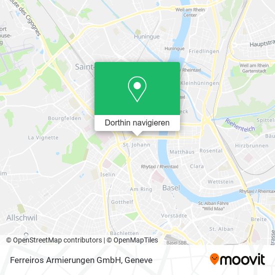 Ferreiros Armierungen GmbH Karte
