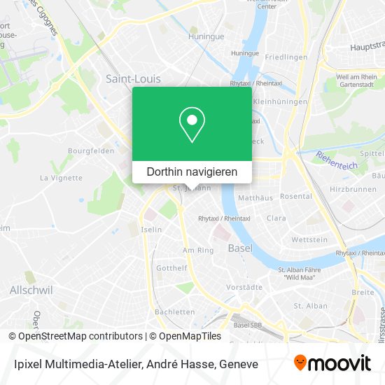Ipixel Multimedia-Atelier, André Hasse Karte