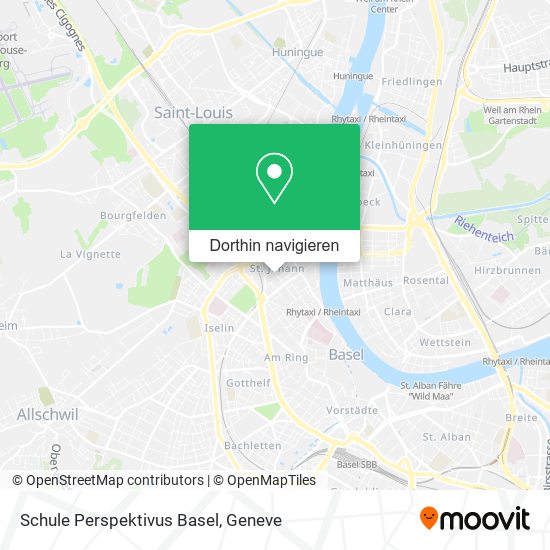 Schule Perspektivus Basel Karte