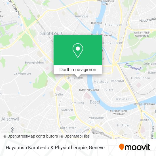 Hayabusa Karate-do & Physiotherapie Karte
