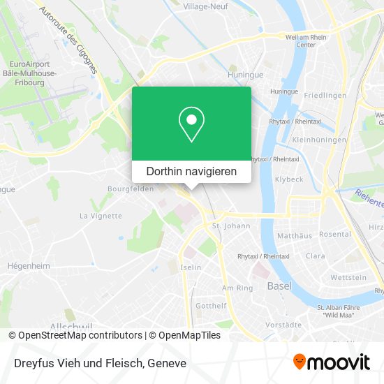 Dreyfus Vieh und Fleisch Karte
