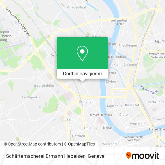Schäftemacherei Ermann Hebeisen Karte