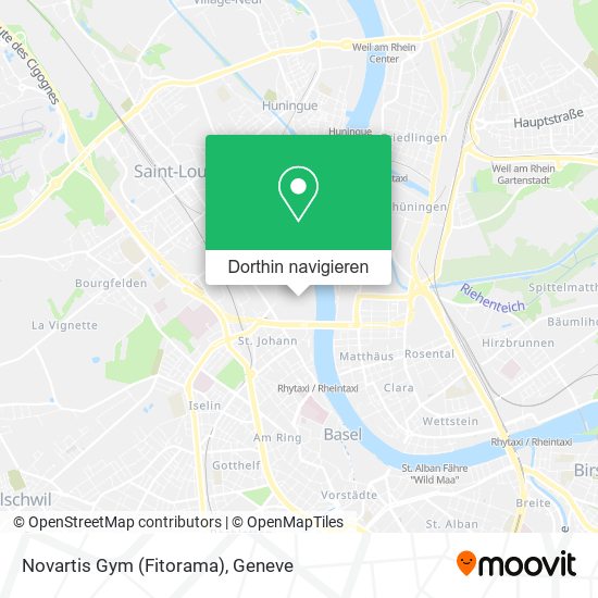 Novartis Gym (Fitorama) Karte