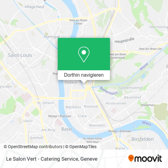 Le Salon Vert - Catering Service Karte