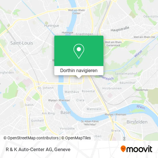 R & K Auto-Center AG Karte