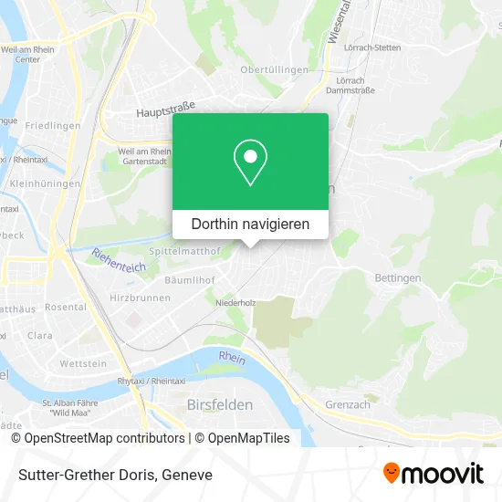 Sutter-Grether Doris Karte