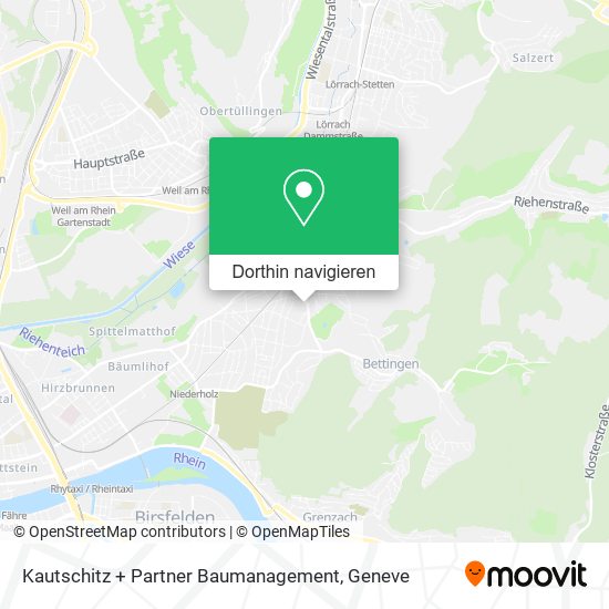 Kautschitz + Partner Baumanagement Karte