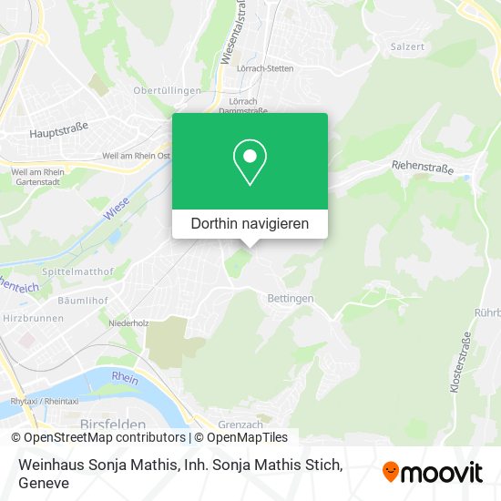Weinhaus Sonja Mathis, Inh. Sonja Mathis Stich Karte
