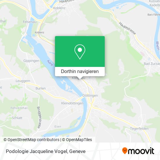 Podologie Jacqueline Vogel Karte