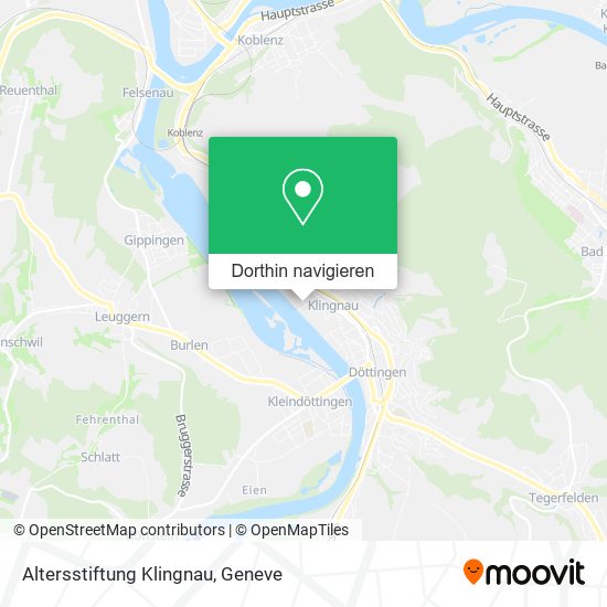 Altersstiftung Klingnau Karte