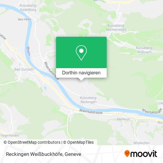 Reckingen Weißbuckhöfe Karte
