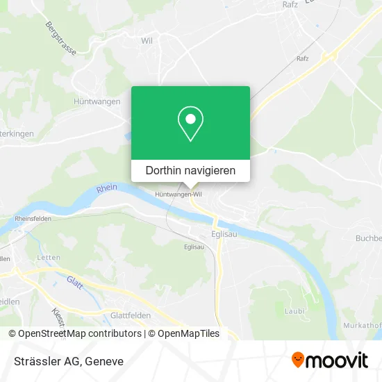 Strässler AG Karte
