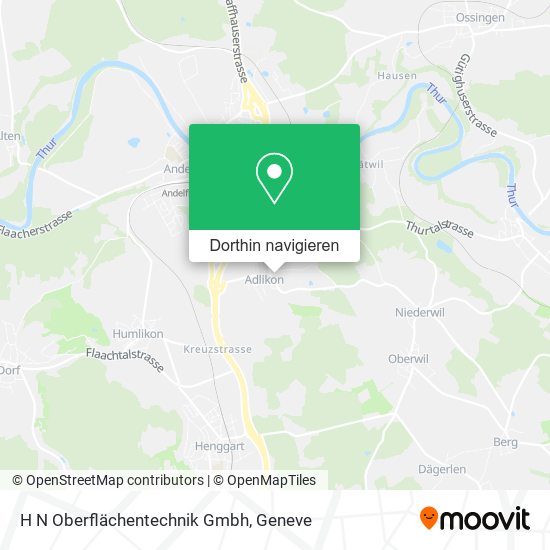 H N Oberflächentechnik Gmbh Karte