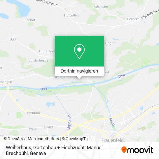 Weiherhaus, Gartenbau + Fischzucht, Manuel Brechbühl Karte