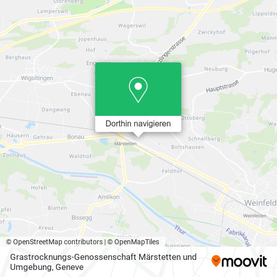 Grastrocknungs-Genossenschaft Märstetten und Umgebung Karte
