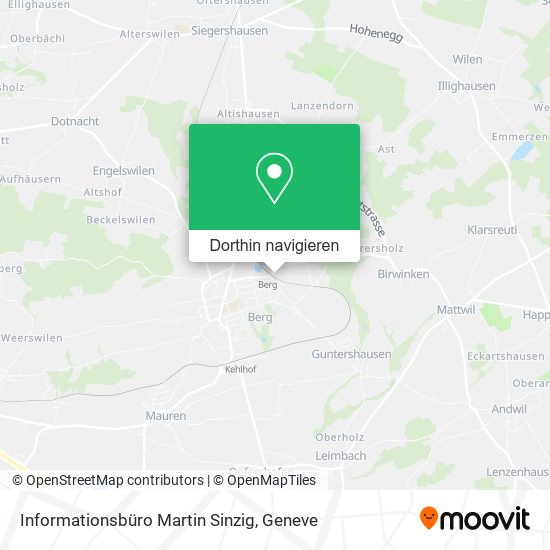 Informationsbüro Martin Sinzig Karte
