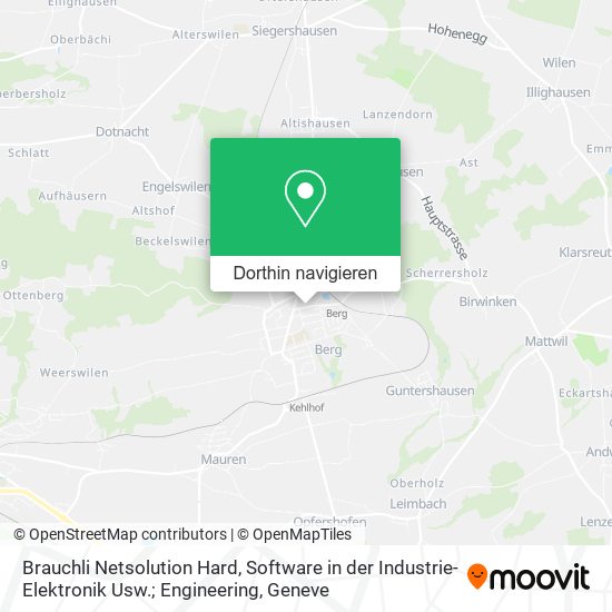 Brauchli Netsolution Hard, Software in der Industrie-Elektronik Usw.; Engineering Karte