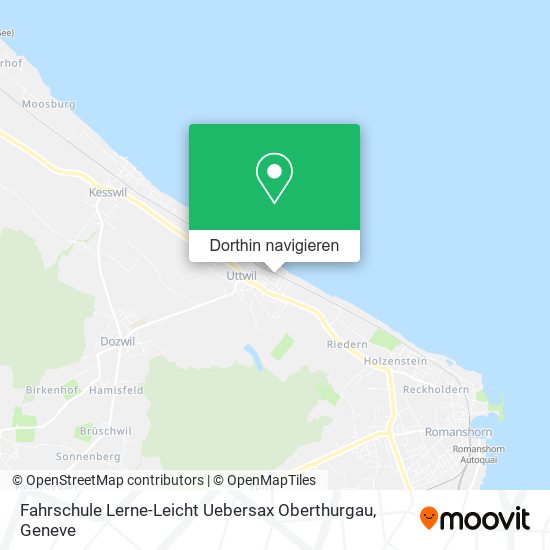 Fahrschule Lerne-Leicht Uebersax Oberthurgau Karte