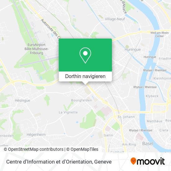 Centre d'Information et d'Orientation Karte