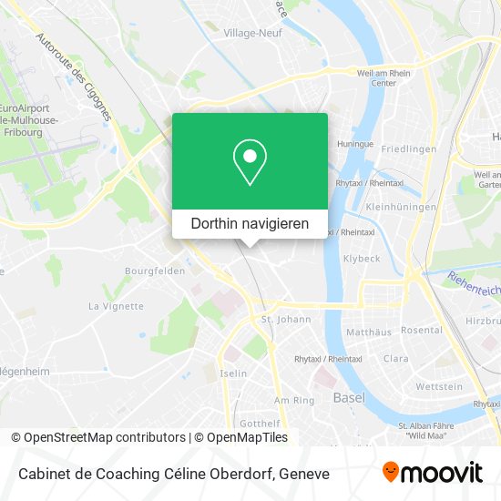 Cabinet de Coaching Céline Oberdorf Karte