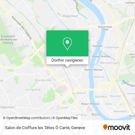 Salon de Coiffure les Têtes Ô Carré Karte