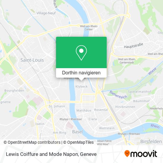 Lewis Coiffure and Mode Napon Karte