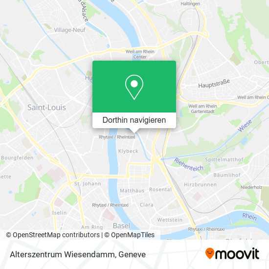 Alterszentrum Wiesendamm Karte
