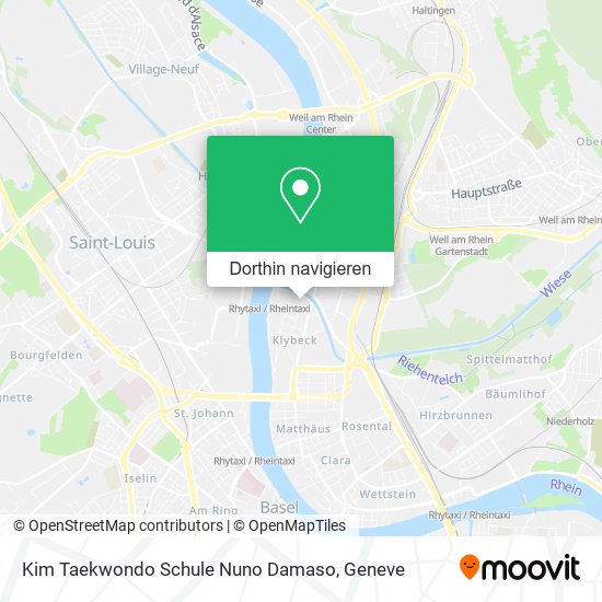 Kim Taekwondo Schule Nuno Damaso Karte