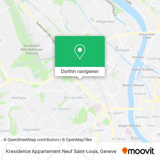 Kresidence Appartement Neuf Saint-Louis Karte