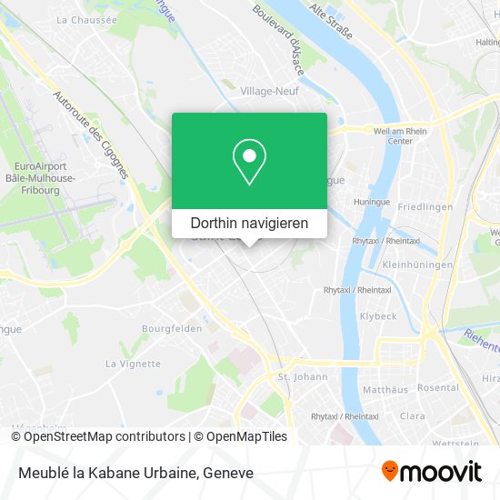 Meublé la Kabane Urbaine Karte