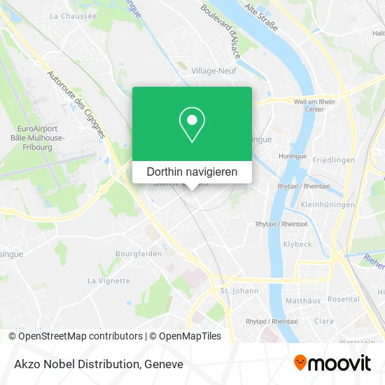 Akzo Nobel Distribution Karte