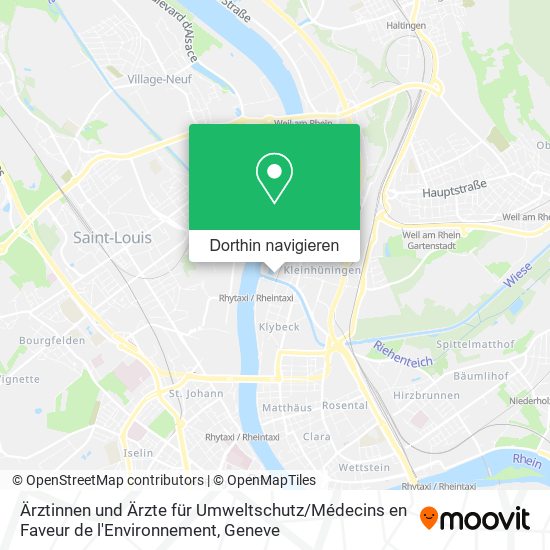 Ärztinnen und Ärzte für Umweltschutz / Médecins en Faveur de l'Environnement Karte