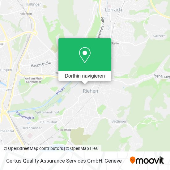 Certus Quality Assurance Services GmbH Karte