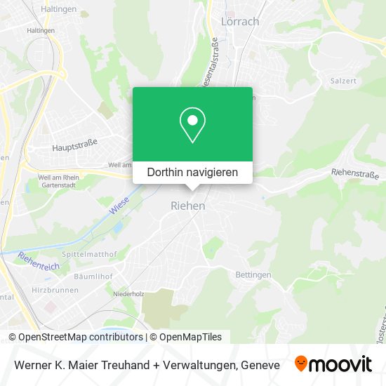 Werner K. Maier Treuhand + Verwaltungen Karte