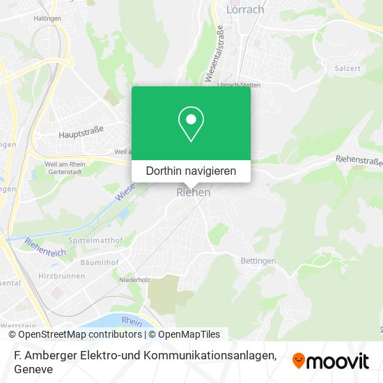 F. Amberger Elektro-und Kommunikationsanlagen Karte