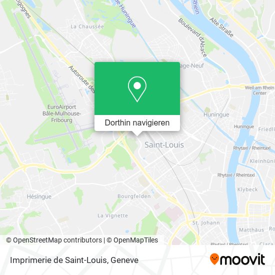 Imprimerie de Saint-Louis Karte