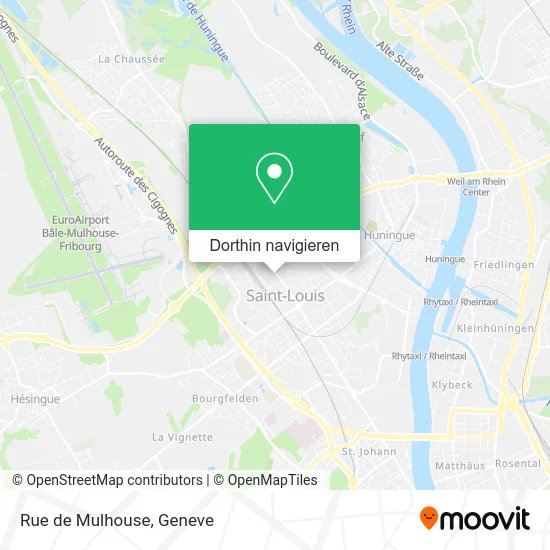 Rue de Mulhouse Karte