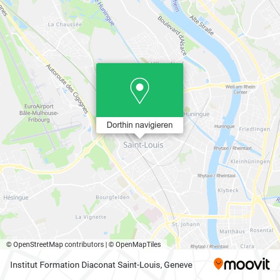 Institut Formation Diaconat Saint-Louis Karte