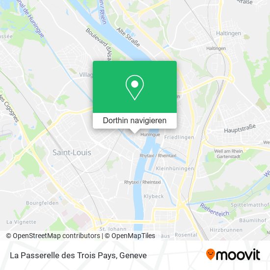 La Passerelle des Trois Pays Karte