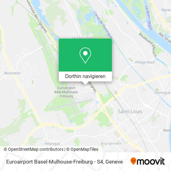 Euroairport Basel-Mulhouse-Freiburg - S4 Karte