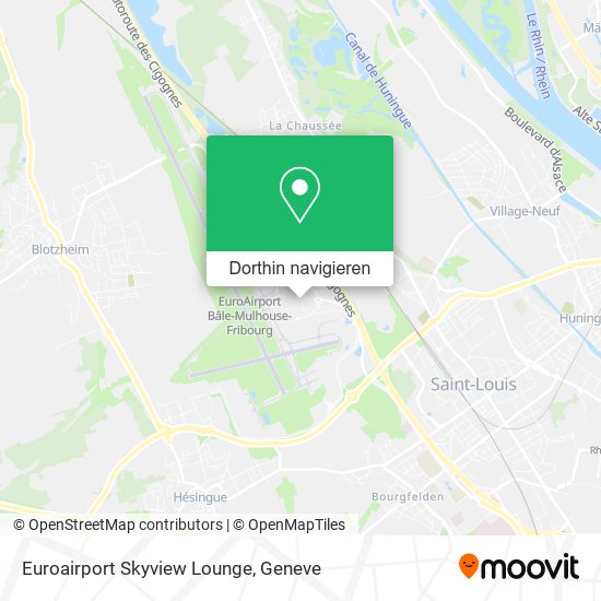Euroairport Skyview Lounge Karte