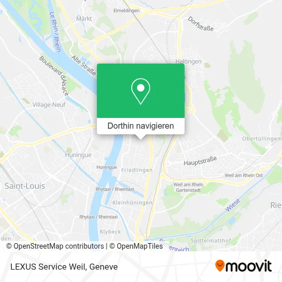 LEXUS Service Weil Karte