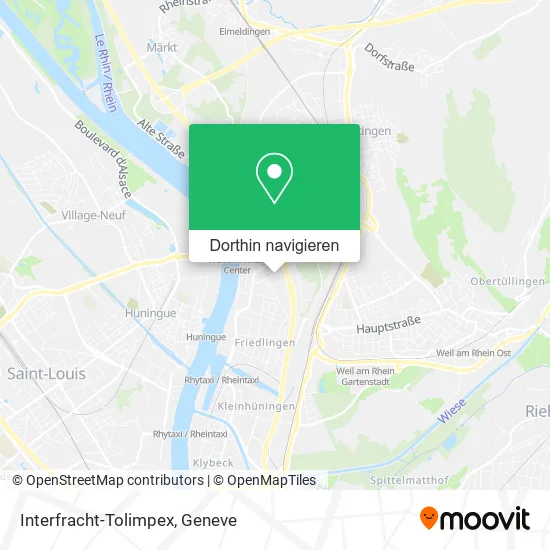 Interfracht-Tolimpex Karte