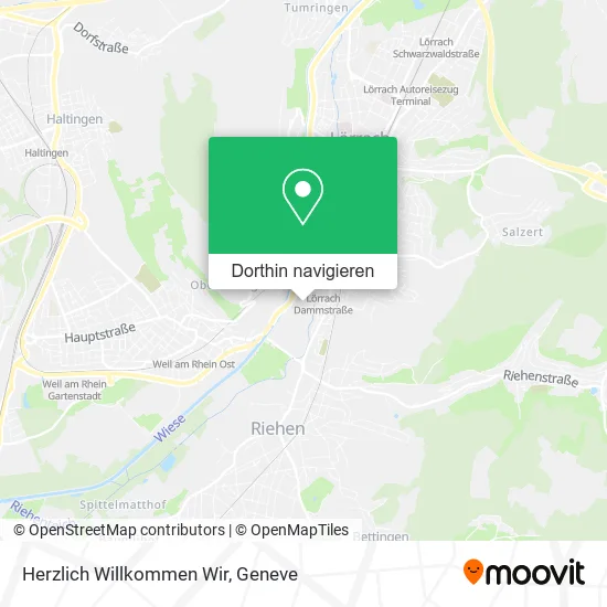 Herzlich Willkommen Wir Karte