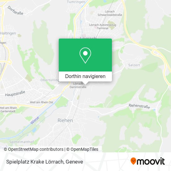 Spielplatz Krake Lörrach Karte