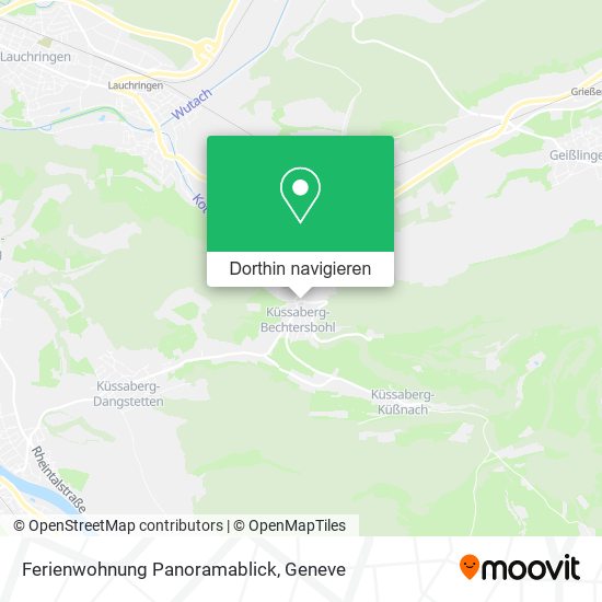 Ferienwohnung Panoramablick Karte