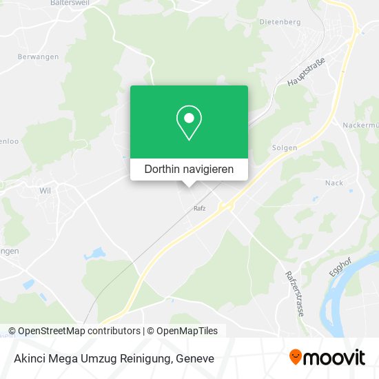 Akinci Mega Umzug Reinigung Karte
