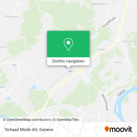 Schaad Mode AG Karte